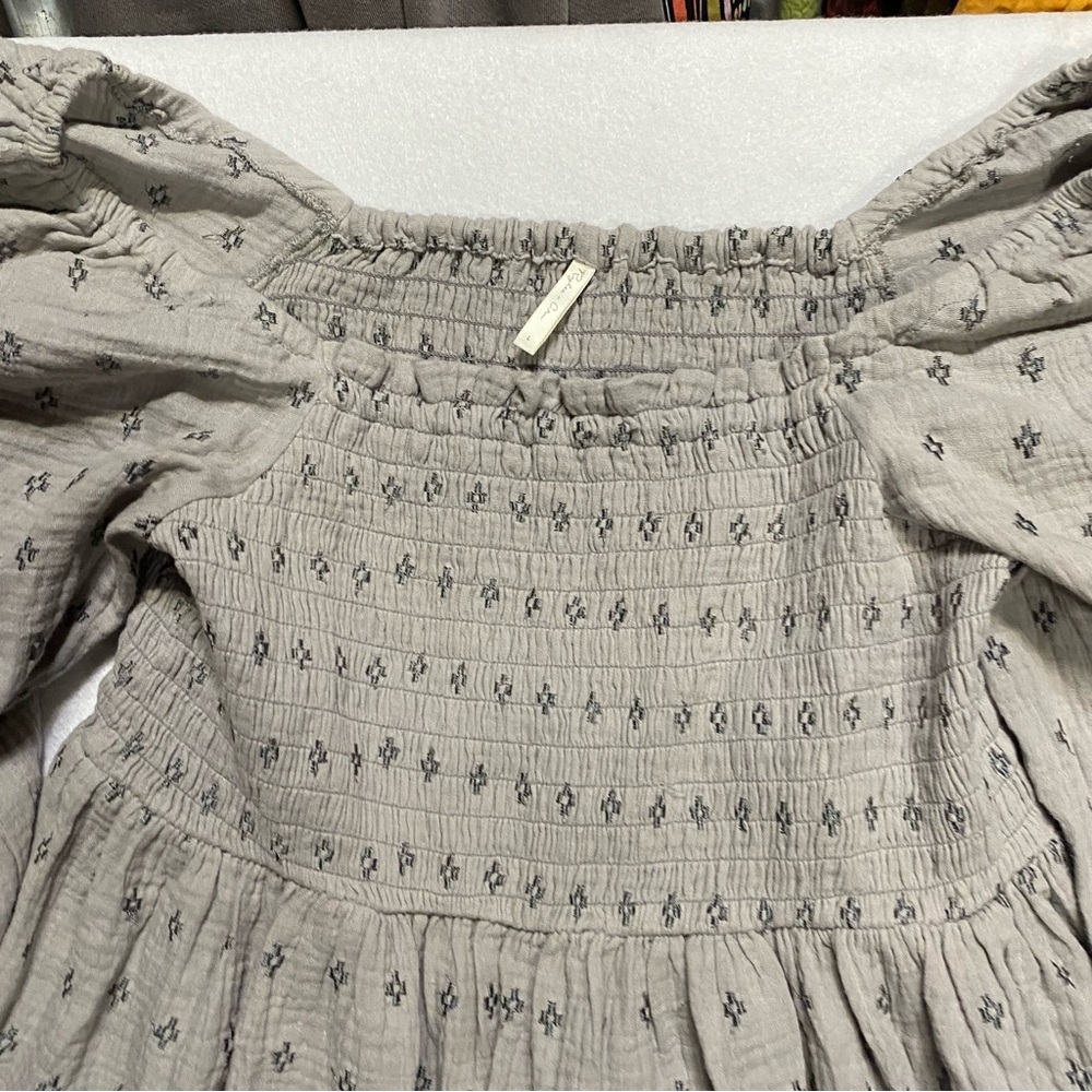Rylee + Cru Gray Patterned Dress - Picture 2 of 7